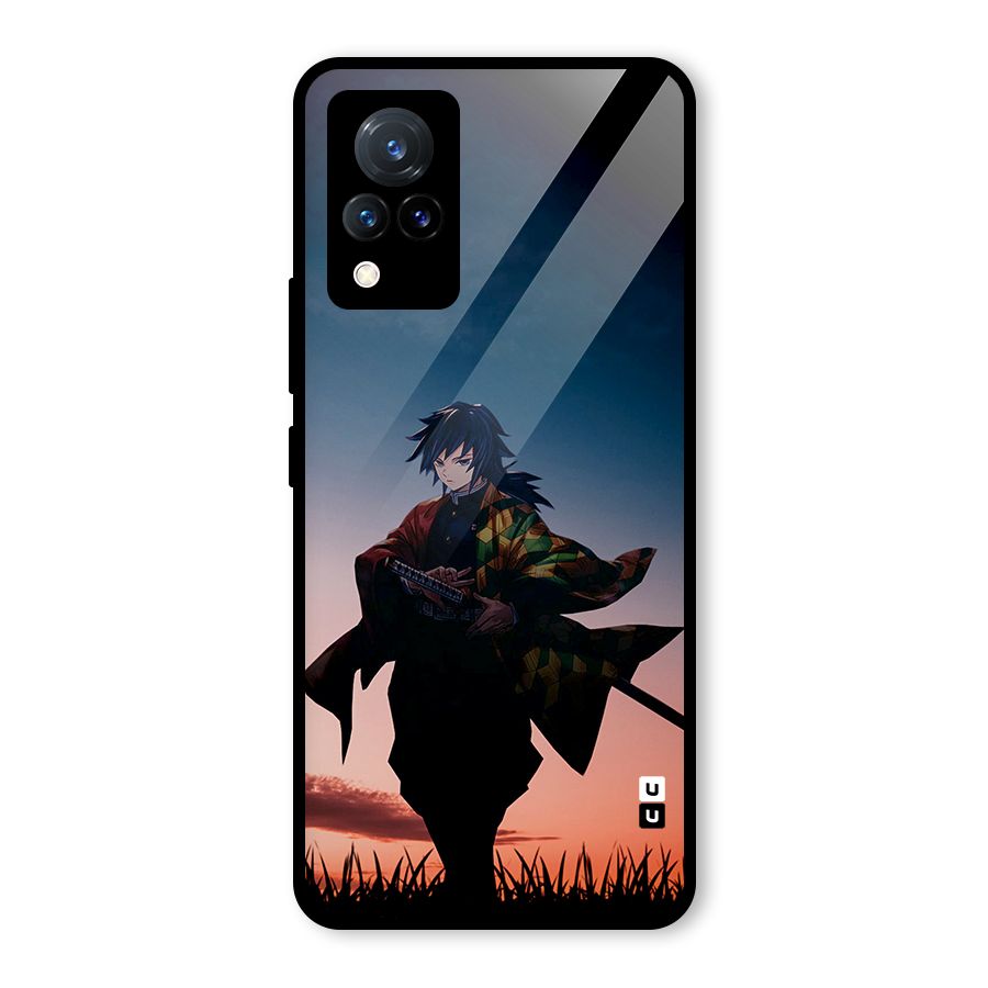 Giyu Tomioka Stance Glass Back Case for Vivo V21 5G
