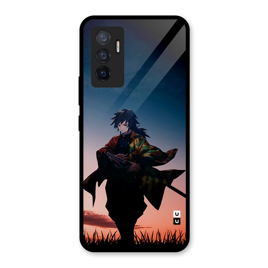 Giyu Tomioka Stance Glass Back Case for Vivo V23e