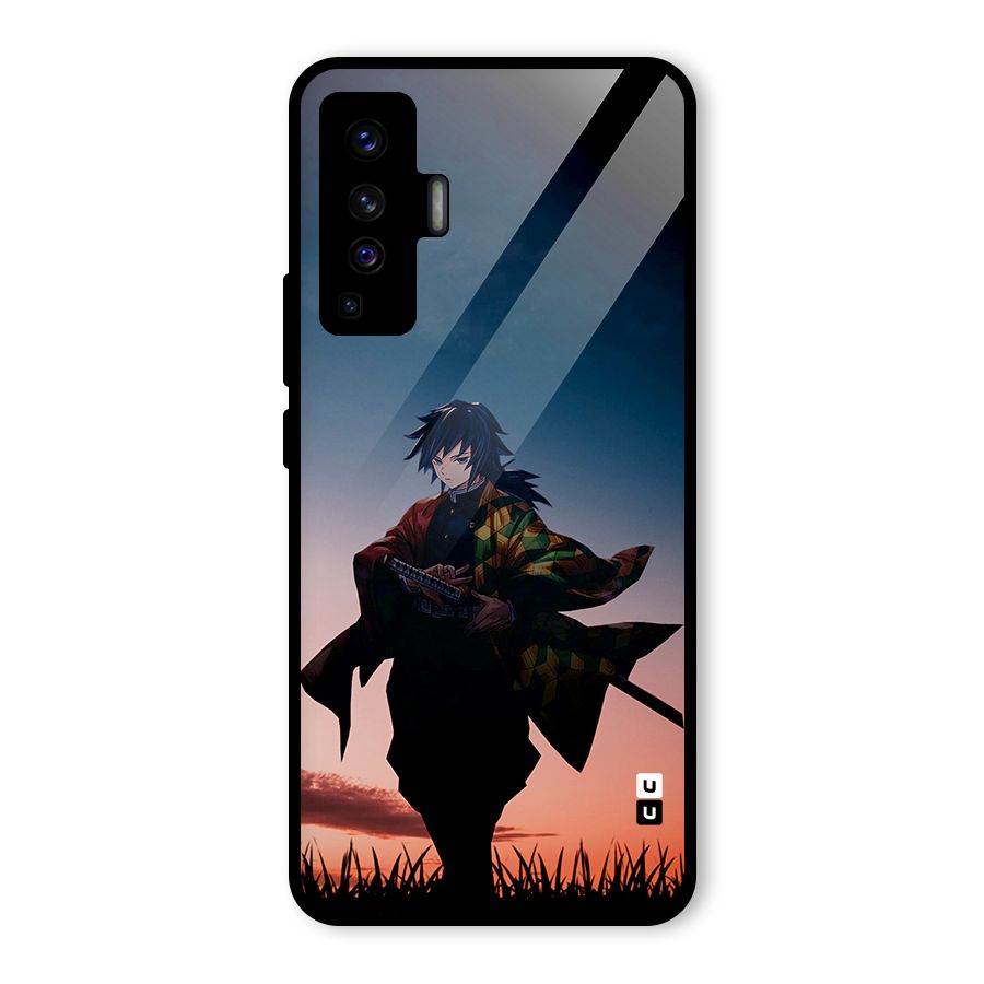 Giyu Tomioka Stance Glass Back Case for Vivo X50