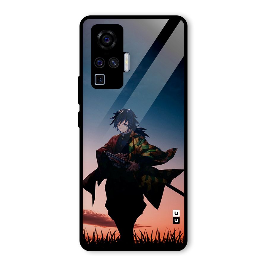 Giyu Tomioka Stance Glass Back Case for Vivo X50 Pro
