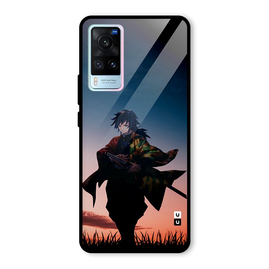 Giyu Tomioka Stance Glass Back Case for Vivo X60