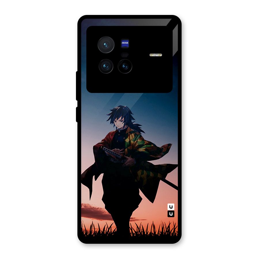 Giyu Tomioka Stance Glass Back Case for Vivo X80