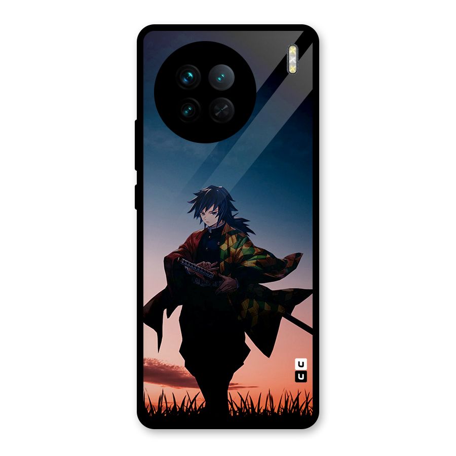Giyu Tomioka Stance Glass Back Case for Vivo X90