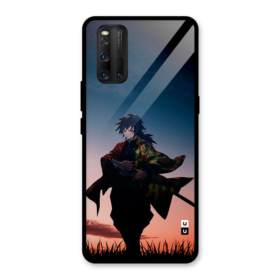 Giyu Tomioka Stance Glass Back Case for Vivo iQOO 3