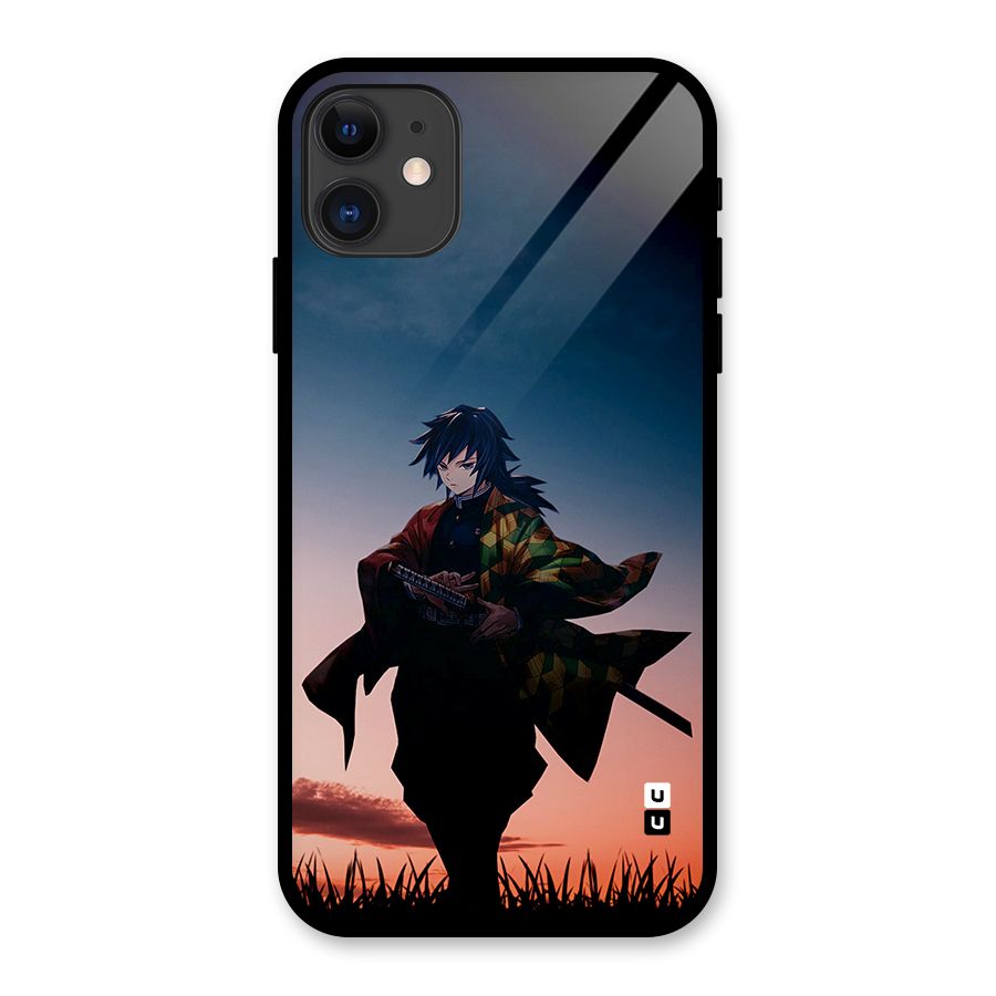 Giyu Tomioka Stance Glass Back Case for iPhone 11