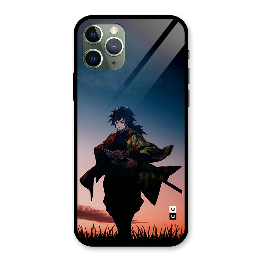 Giyu Tomioka Stance Glass Back Case for iPhone 11 Pro
