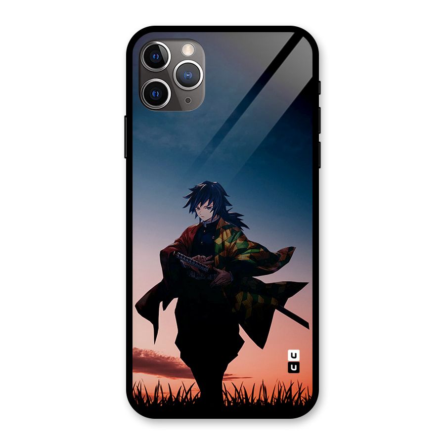 Giyu Tomioka Stance Glass Back Case for iPhone 11 Pro Max