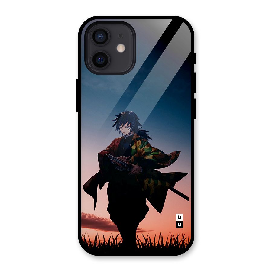Giyu Tomioka Stance Glass Back Case for iPhone 12