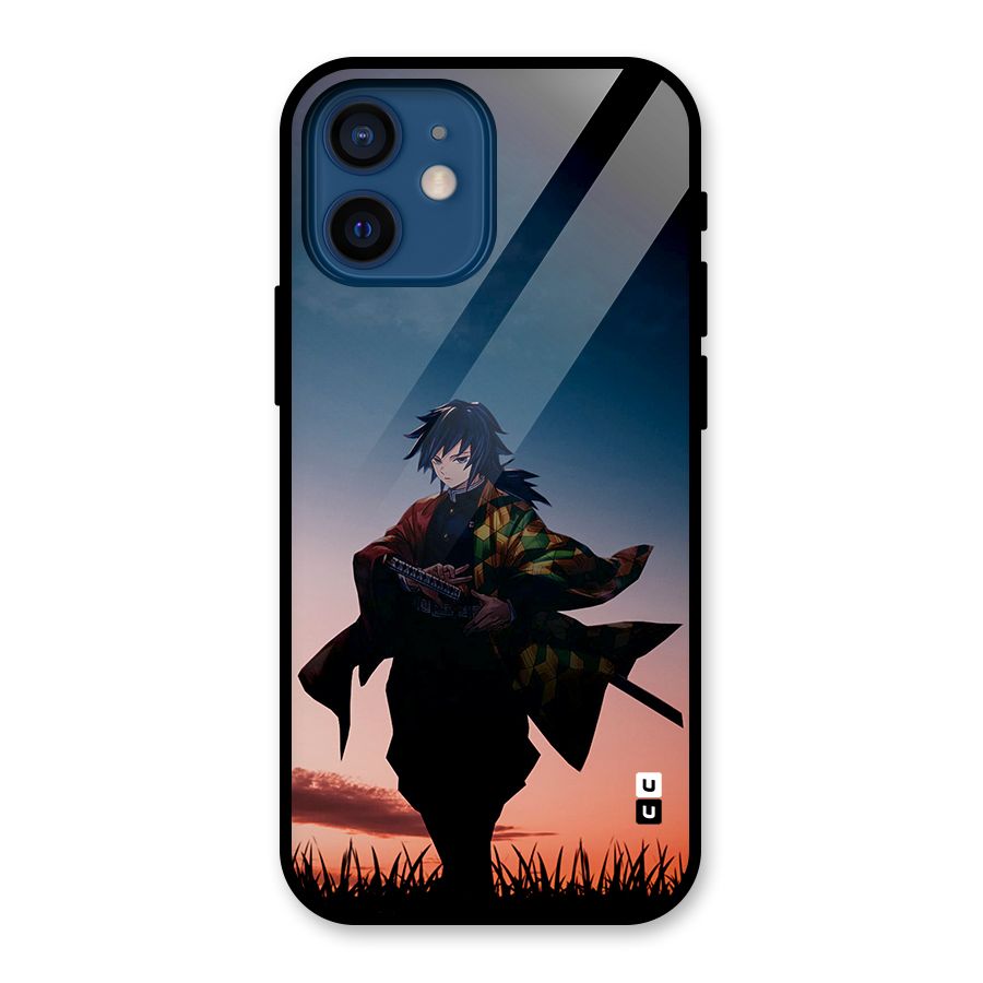 Giyu Tomioka Stance Glass Back Case for iPhone 12 Mini