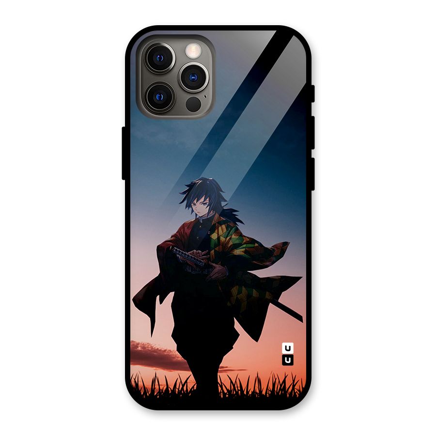 Giyu Tomioka Stance Glass Back Case for iPhone 12 Pro