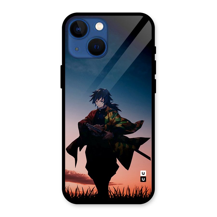 Giyu Tomioka Stance Glass Back Case for iPhone 13 Mini