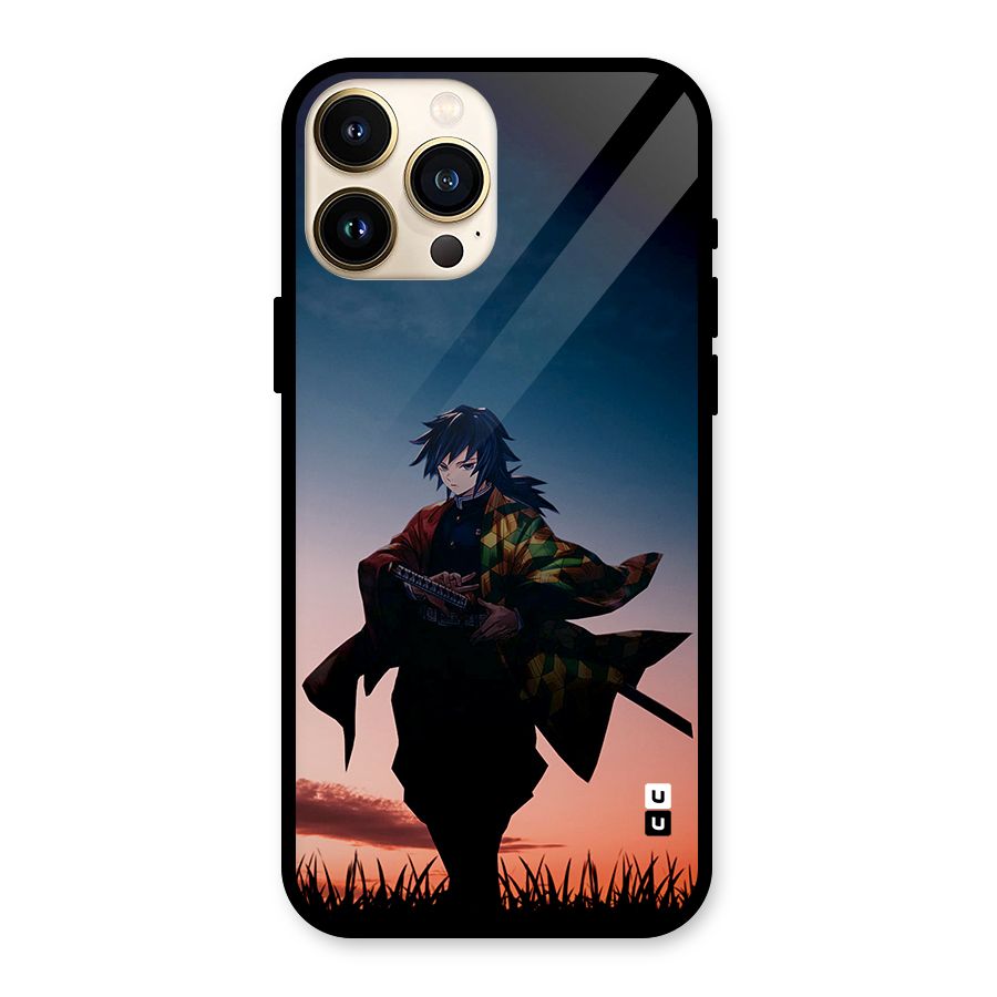 Giyu Tomioka Stance Glass Back Case for iPhone 13 Pro Max