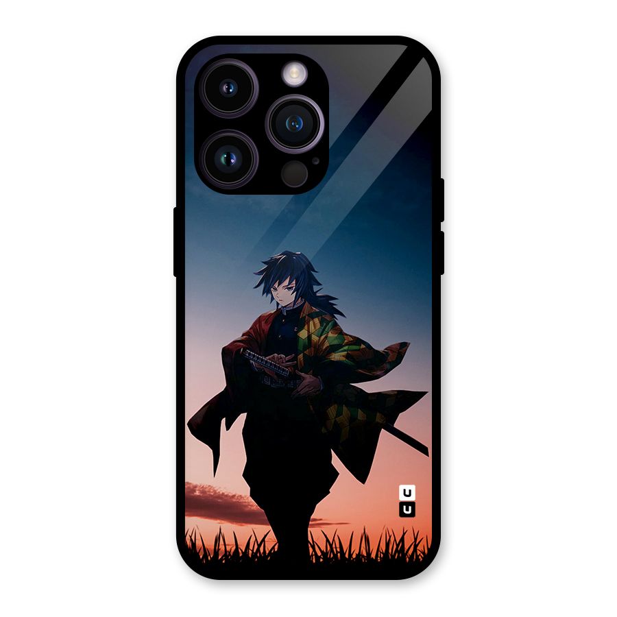 Giyu Tomioka Stance Glass Back Case for iPhone 14 Pro