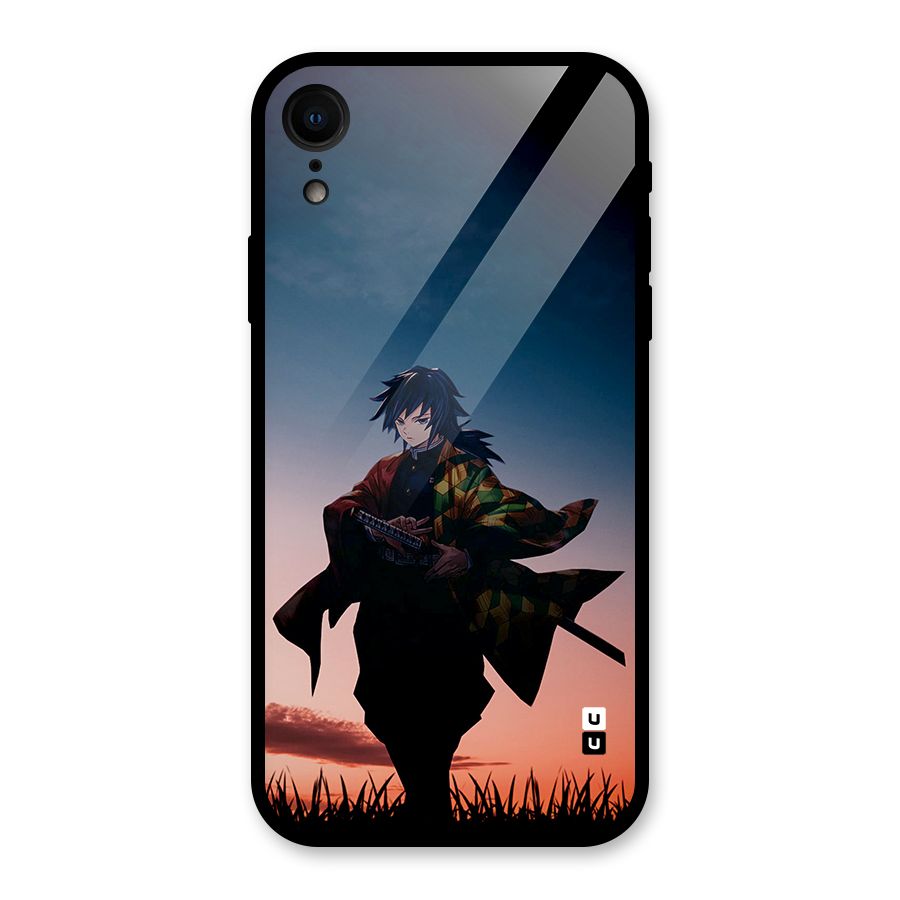 Giyu Tomioka Stance Glass Back Case for iPhone XR