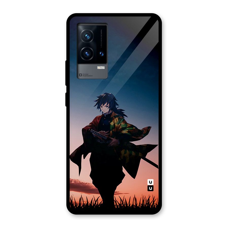 Giyu Tomioka Stance Glass Back Case for iQOO 9 5G