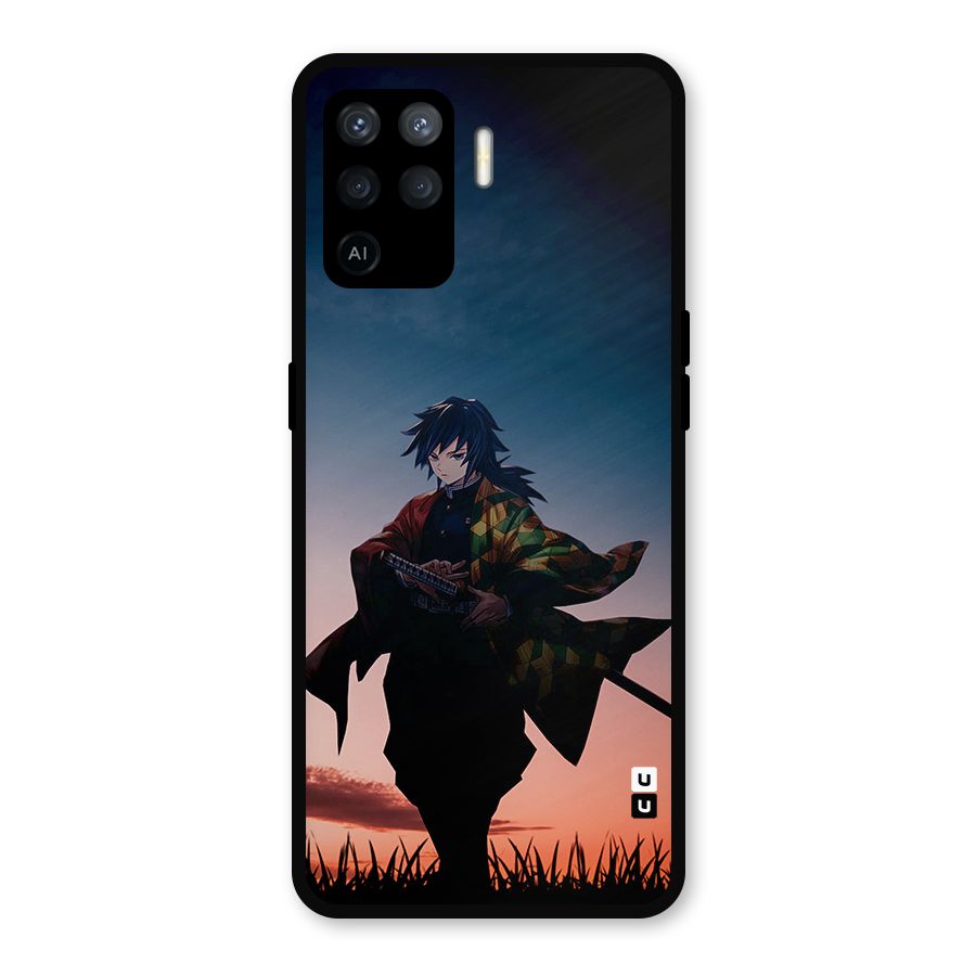 Giyu Tomioka Stance Metal Back Case for Oppo F19 Pro