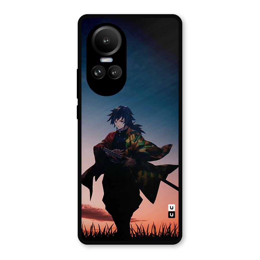Giyu Tomioka Stance Metal Back Case for Oppo Reno10 Pro