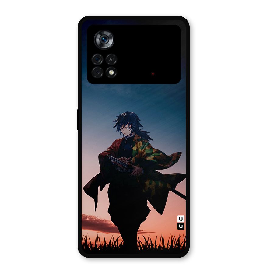 Giyu Tomioka Stance Metal Back Case for Poco X4 Pro 5G