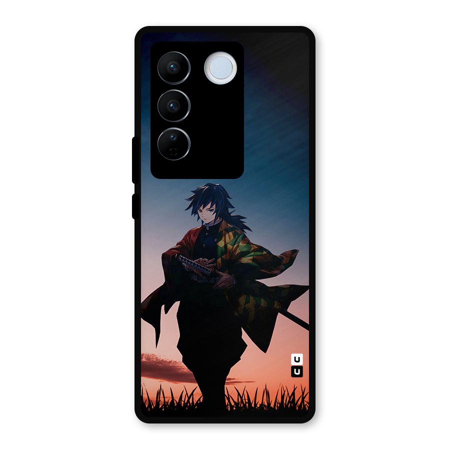 Giyu Tomioka Stance Metal Back Case for Vivo V27