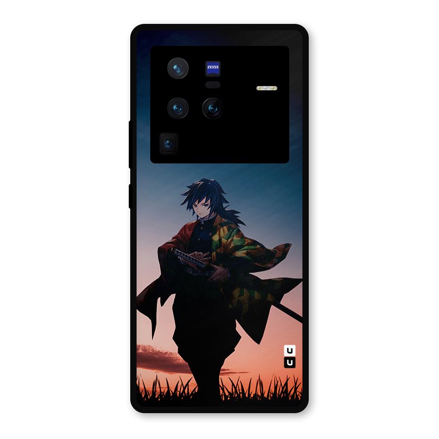 Giyu Tomioka Stance Metal Back Case for Vivo X80 Pro