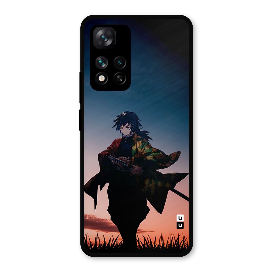 Giyu Tomioka Stance Metal Back Case for Xiaomi 11i Hypercharge 5G