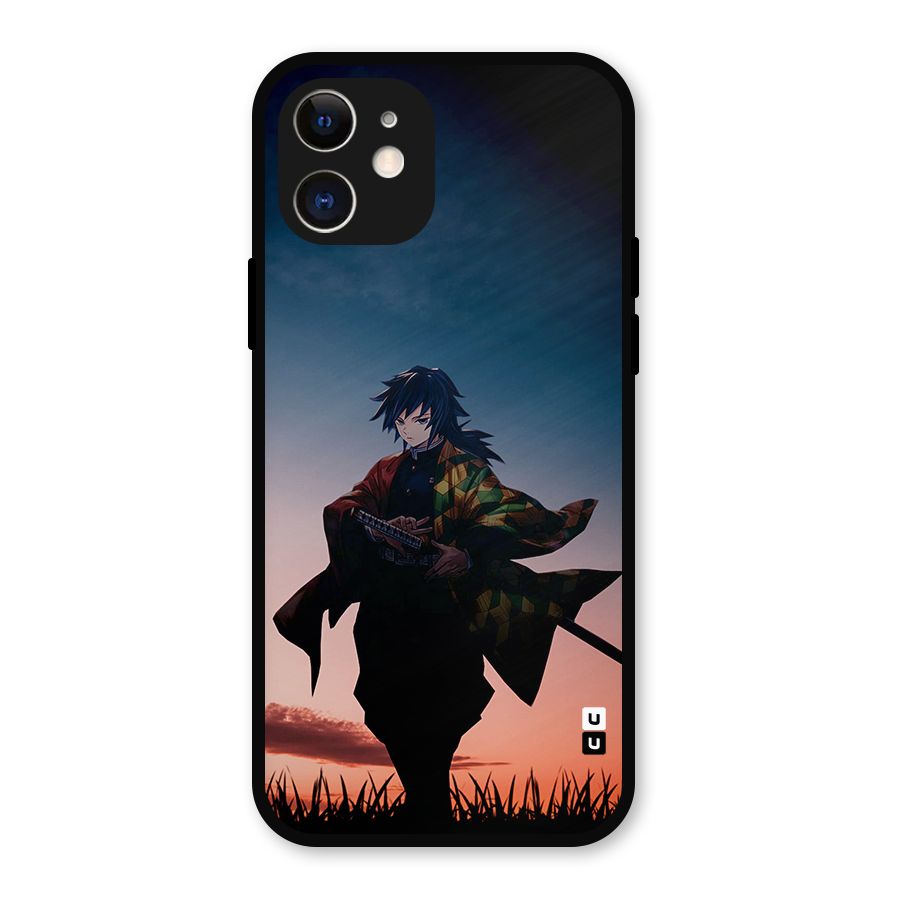 Giyu Tomioka Stance Metal Back Case for iPhone 12