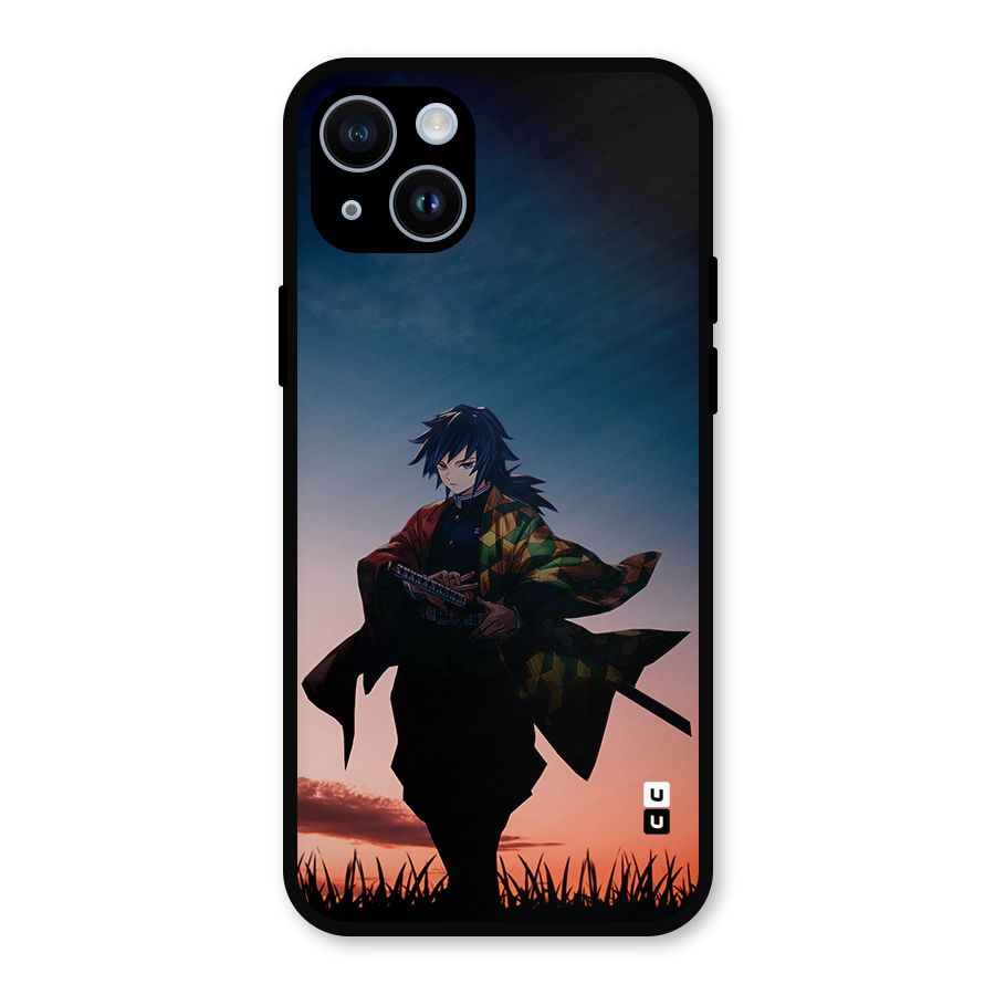 Giyu Tomioka Stance Metal Back Case for iPhone 14