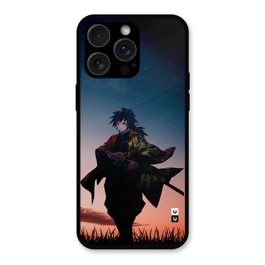 Giyu Tomioka Stance Metal Back Case for iPhone 15 Pro Max
