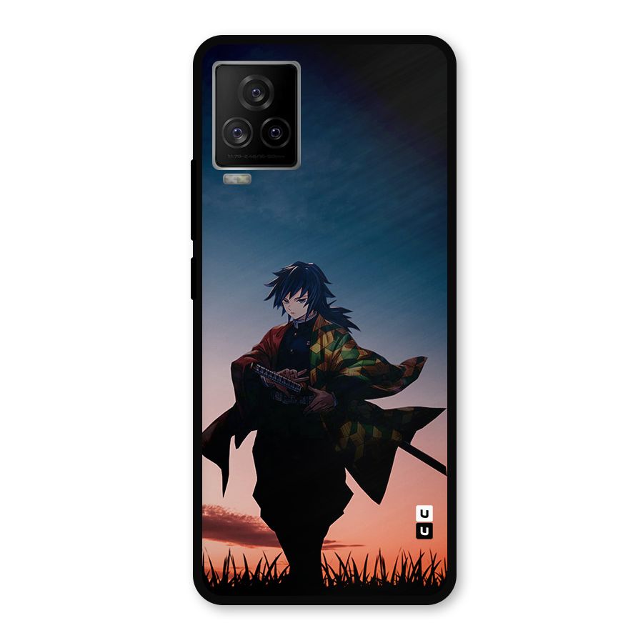 Giyu Tomioka Stance Metal Back Case for iQOO 7 Legend 5G