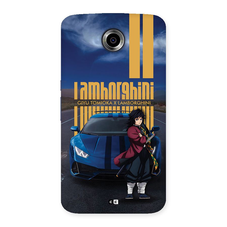 Giyu Tomioka Supercar Back Case for Google Nexus 6