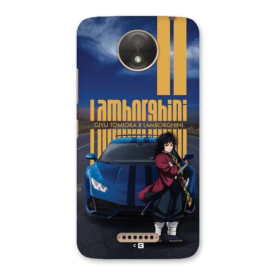 Giyu Tomioka Supercar Back Case for Moto C Plus
