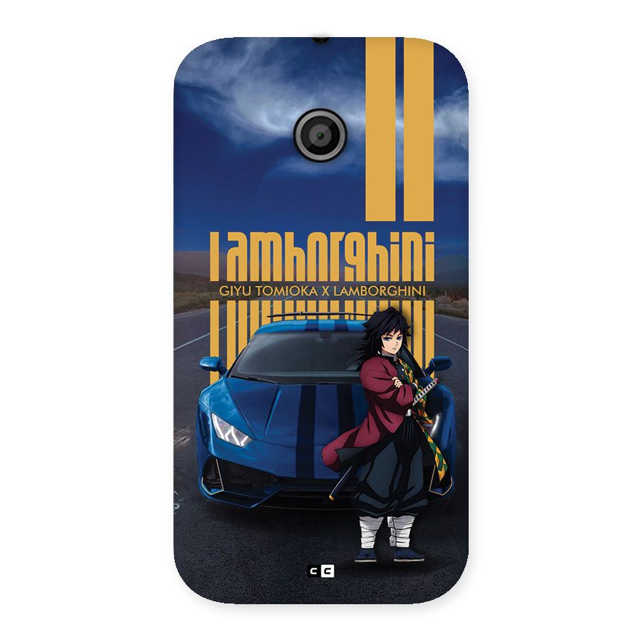 Giyu Tomioka Supercar Back Case for Moto E