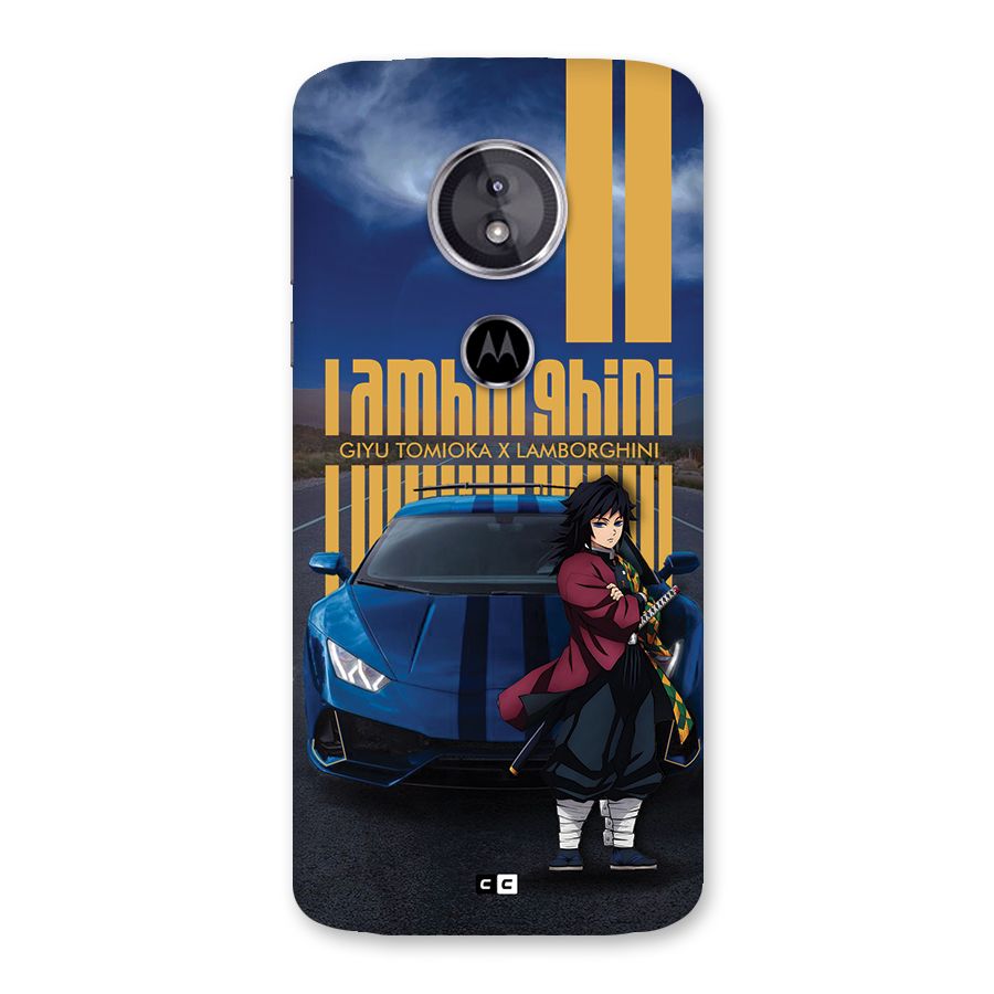 Giyu Tomioka Supercar Back Case for Moto E5