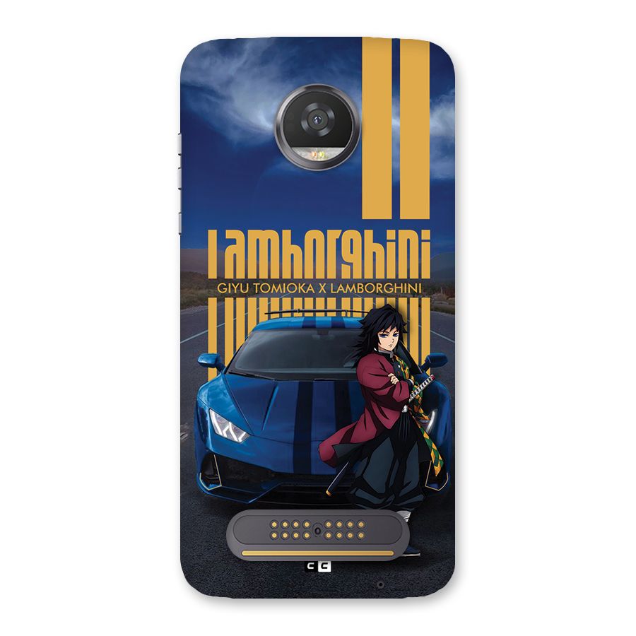 Giyu Tomioka Supercar Back Case for Moto Z2 Play