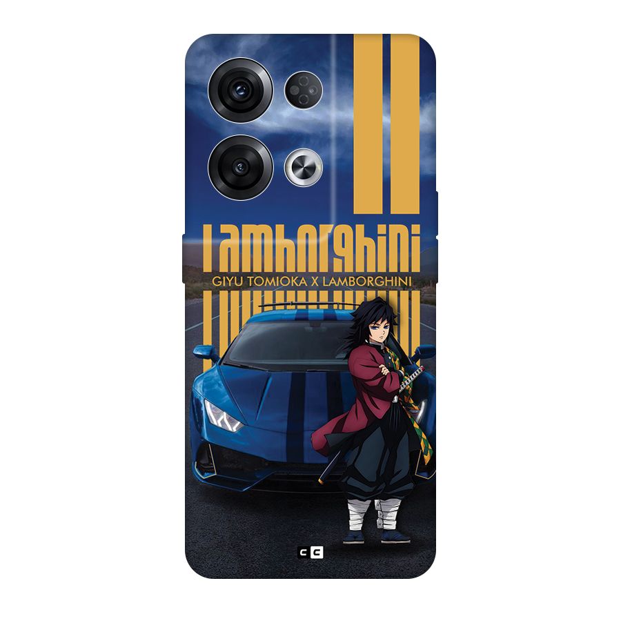 Giyu Tomioka Supercar Back Case for Oppo Reno8 Pro 5G