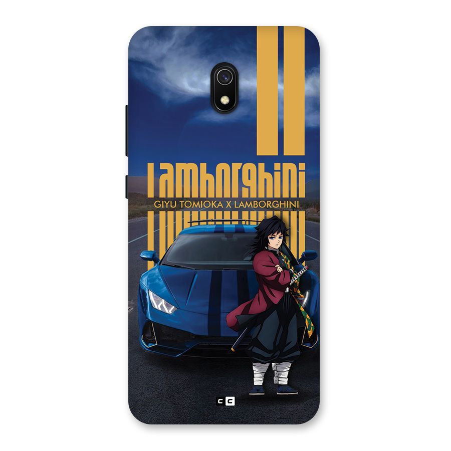 Giyu Tomioka Supercar Back Case for Redmi 8A