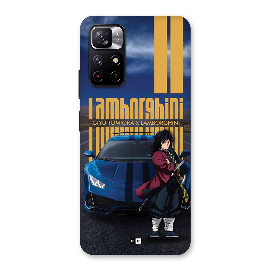 Giyu Tomioka Supercar Back Case for Redmi Note 11T 5G