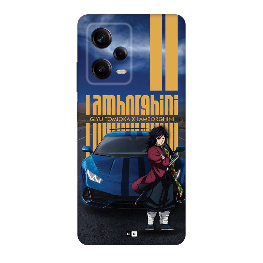 Giyu Tomioka Supercar Back Case for Redmi Note 12 Pro