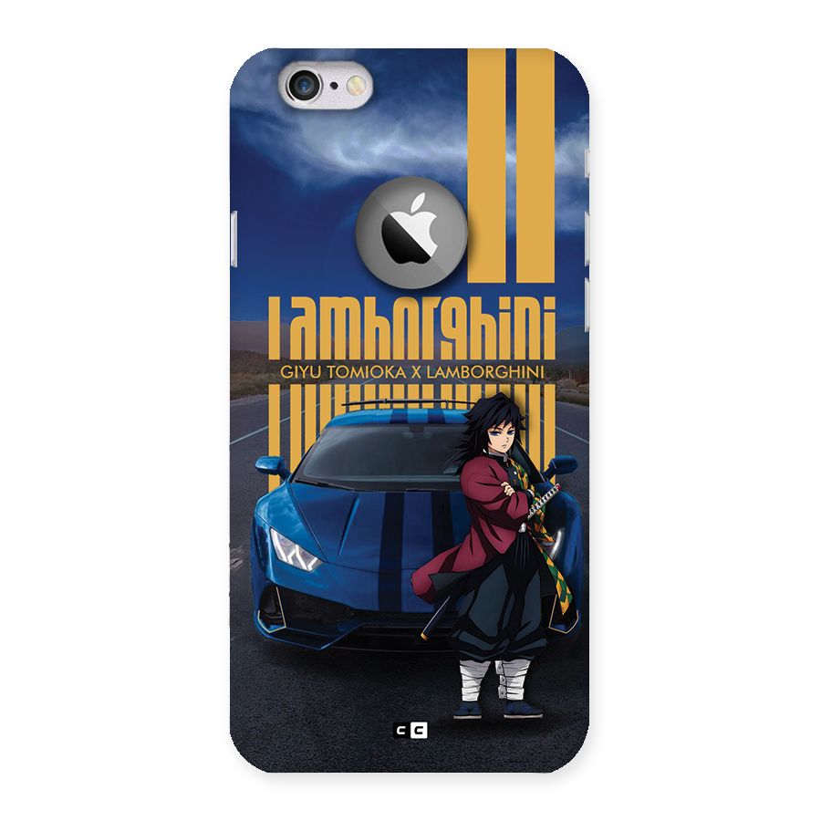 Giyu Tomioka Supercar Back Case for iPhone 6 Logo Cut