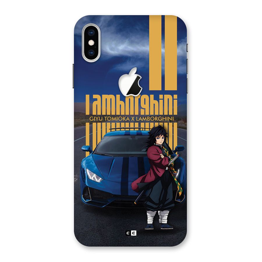 Giyu Tomioka Supercar Back Case for iPhone XS Max Apple Cut
