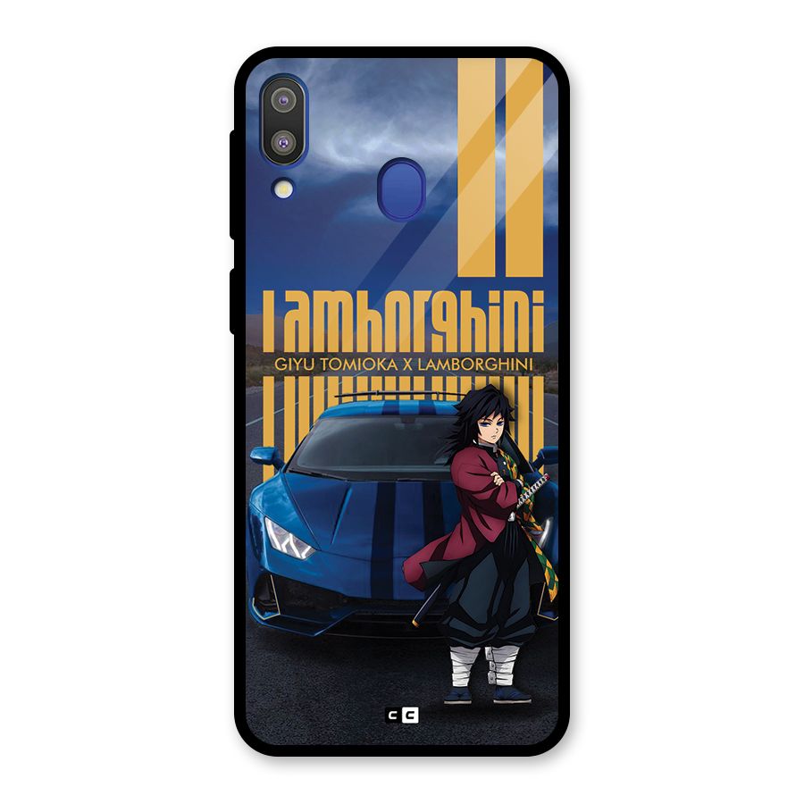 Giyu Tomioka Supercar Glass Back Case for Galaxy M20