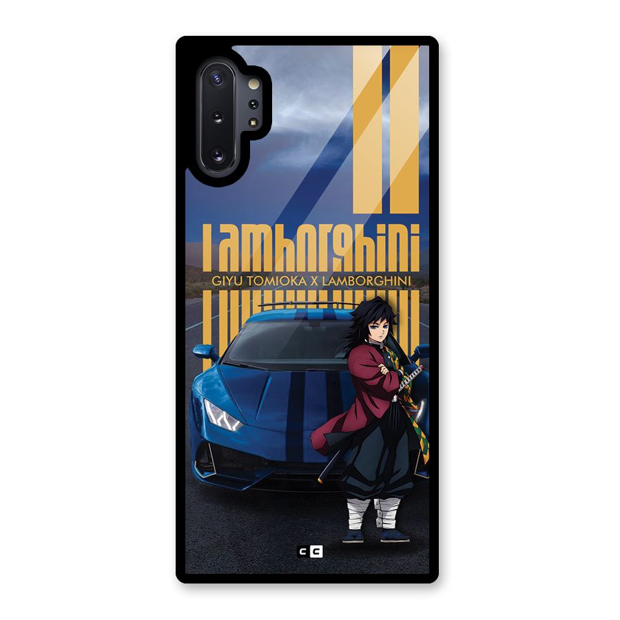 Giyu Tomioka Supercar Glass Back Case for Galaxy Note 10 Plus