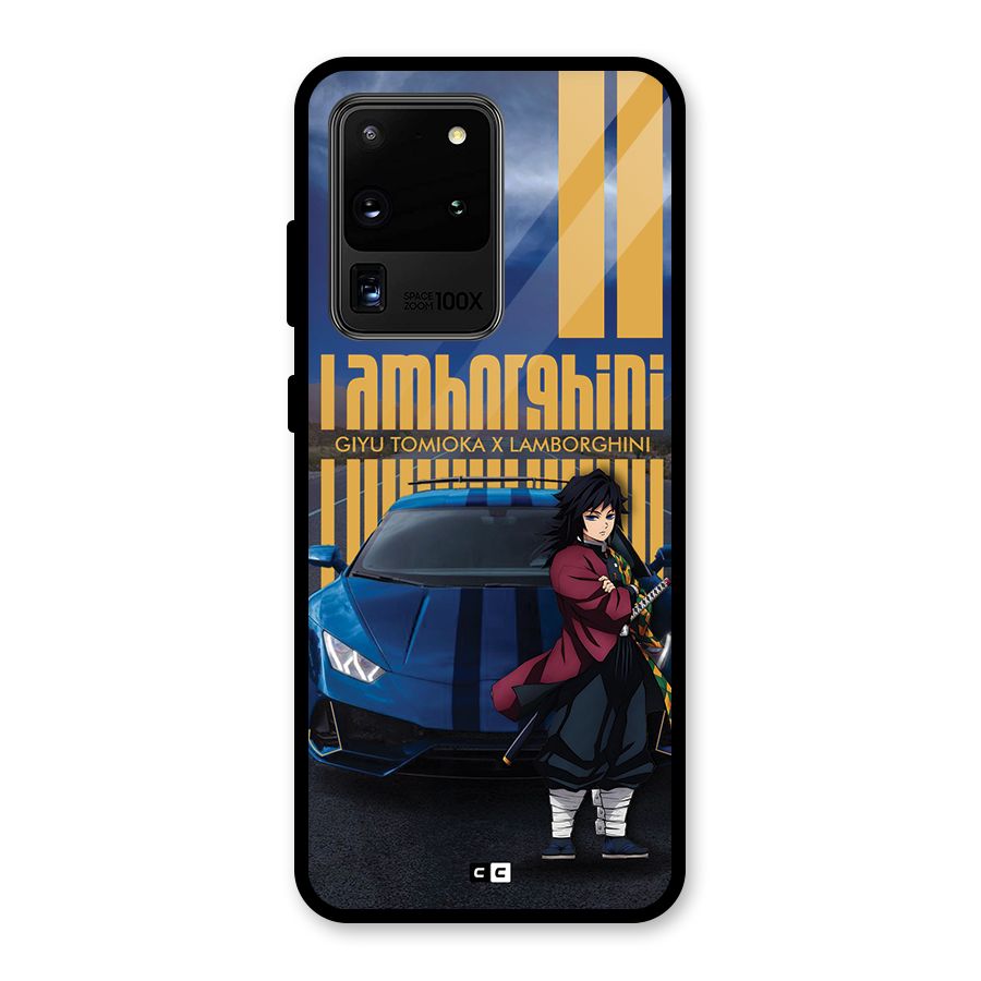 Giyu Tomioka Supercar Glass Back Case for Galaxy S20 Ultra