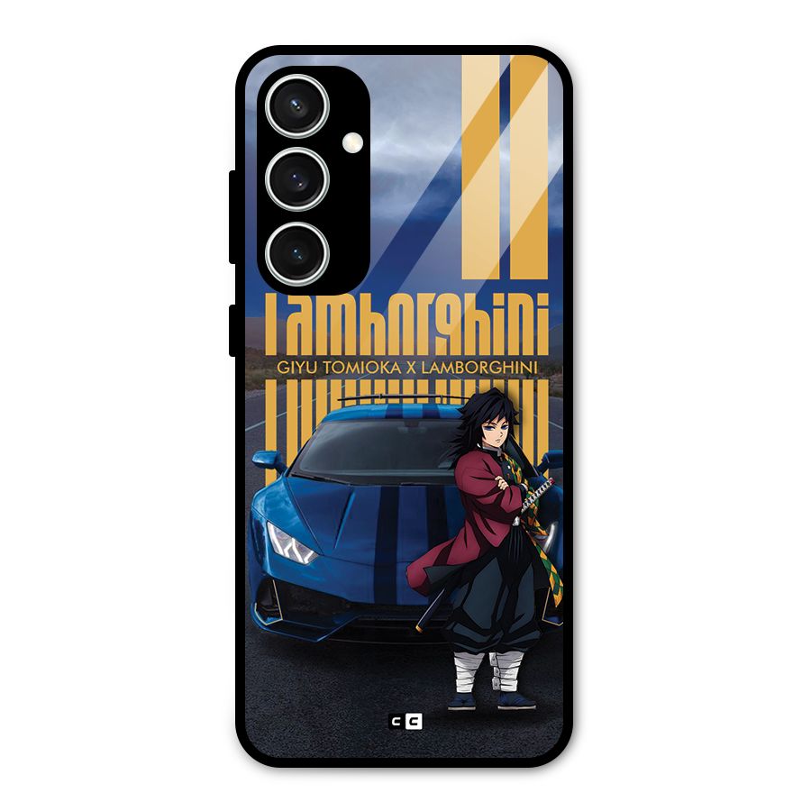 Giyu Tomioka Supercar Glass Back Case for Galaxy S23 FE