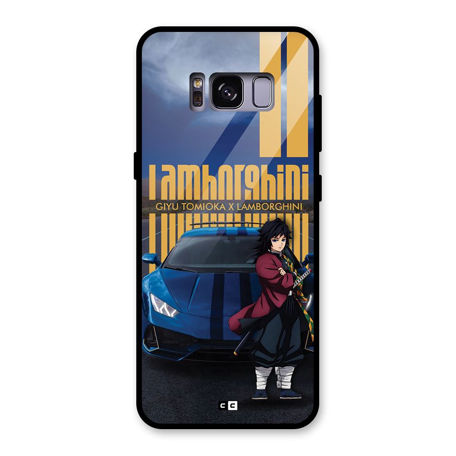 Giyu Tomioka Supercar Glass Back Case for Galaxy S8