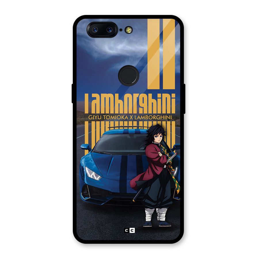 Giyu Tomioka Supercar Glass Back Case for OnePlus 5T