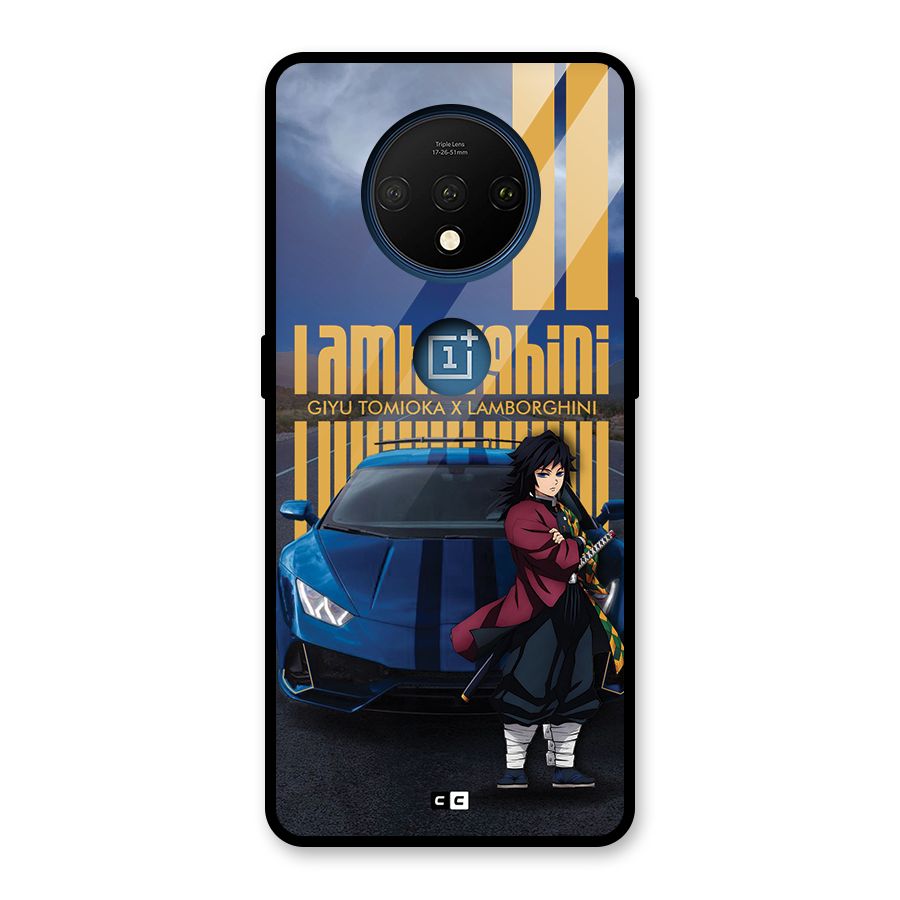 Giyu Tomioka Supercar Glass Back Case for OnePlus 7T