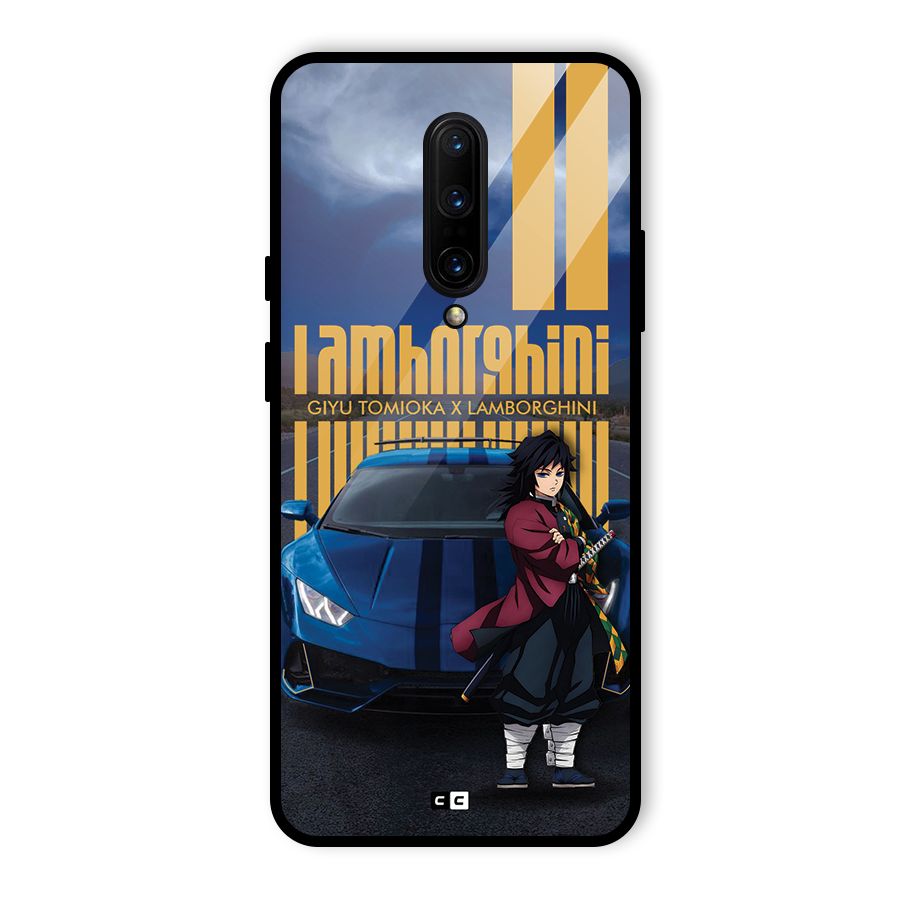 Giyu Tomioka Supercar Glass Back Case for OnePlus 7 Pro