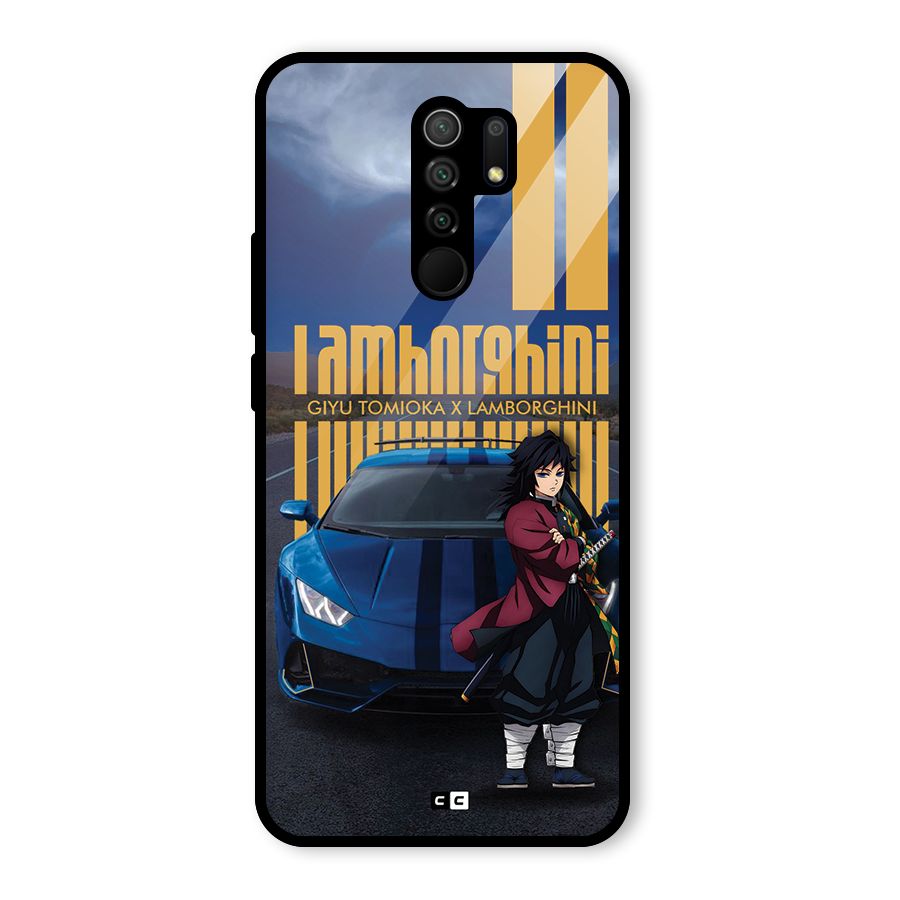 Giyu Tomioka Supercar Glass Back Case for Poco M2