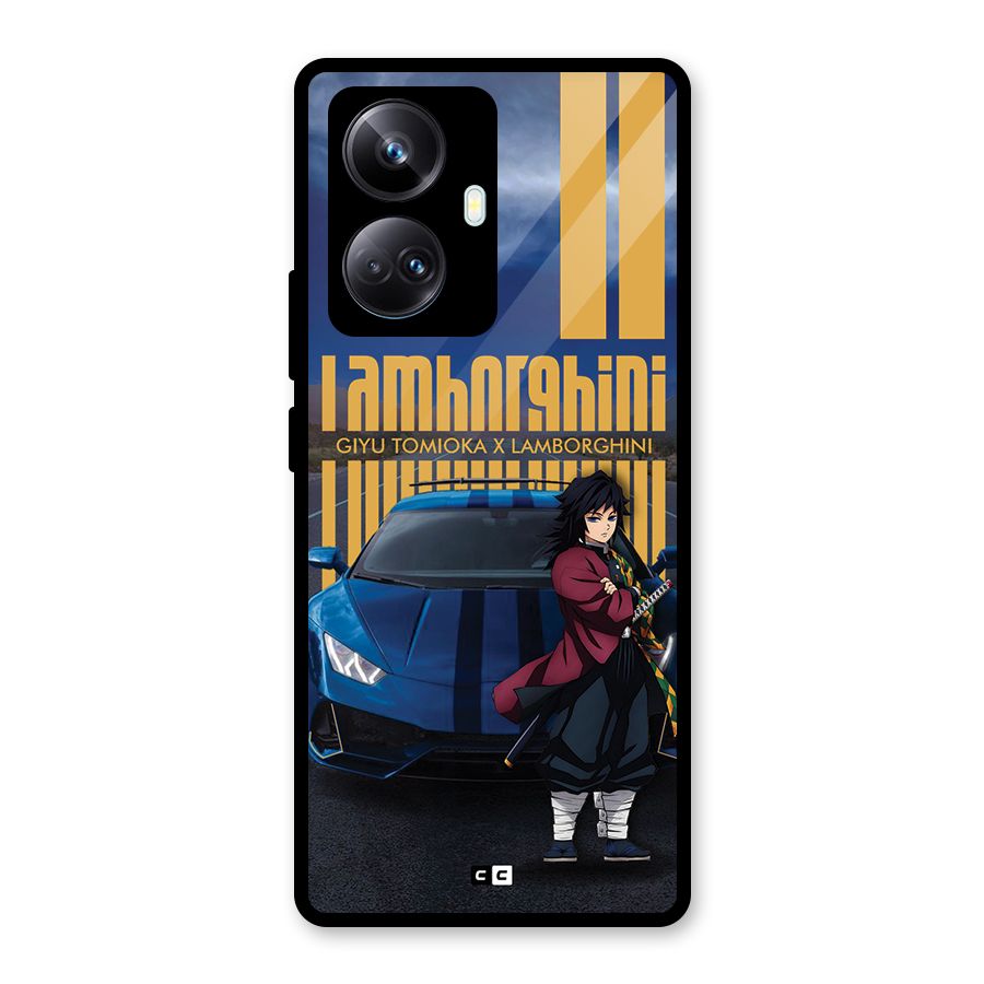 Giyu Tomioka Supercar Glass Back Case for Realme 10 Pro Plus